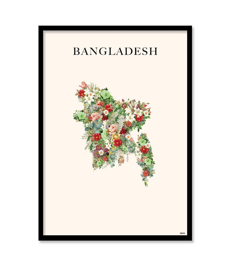 Bangladesh Floral Map