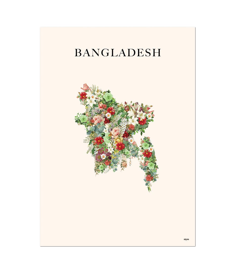Bangladesh Floral Map