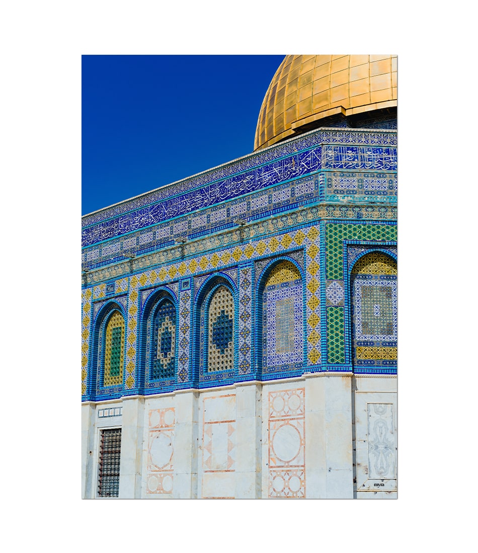 Dome of the Rock Mosque Closeup