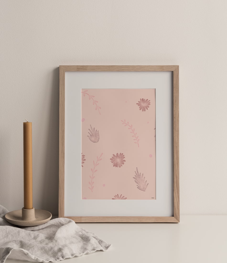 Watercolour Floral Print