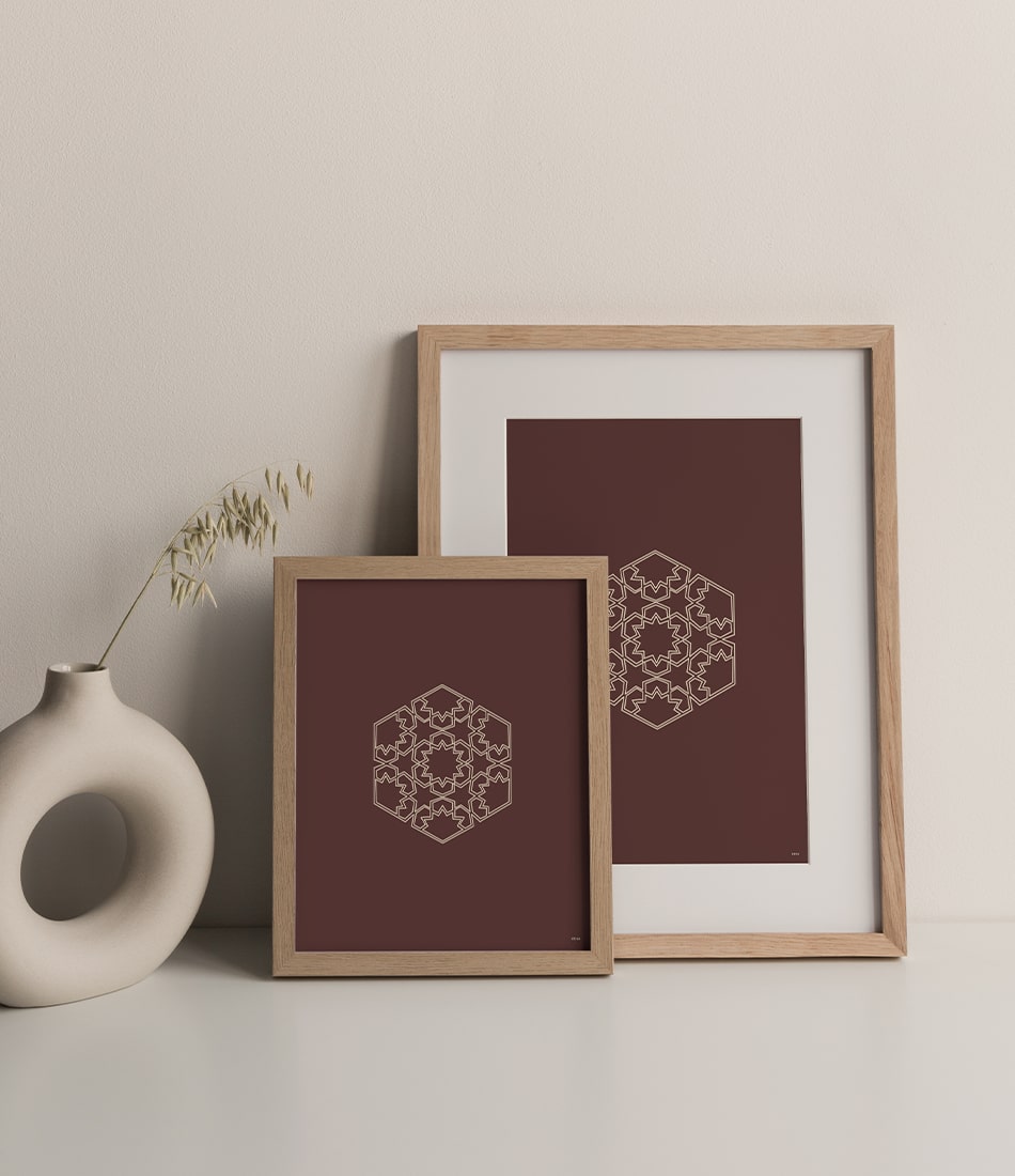 Geometrical Minimal Hexagon Brown