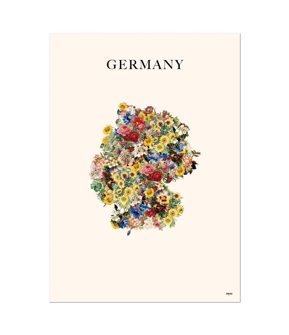 Germany Floral Map