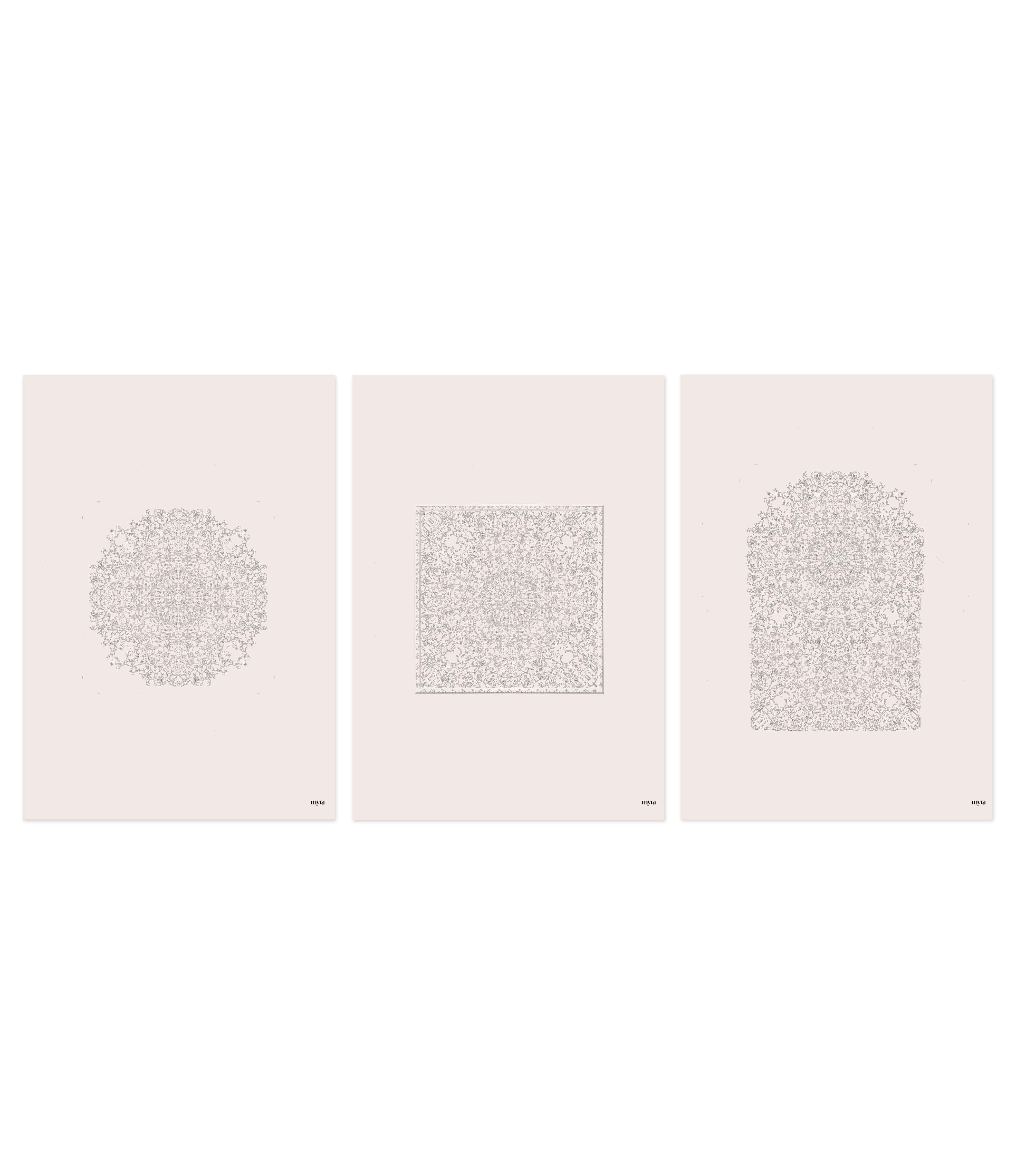 Intricate Geometry Collection (Set x3)