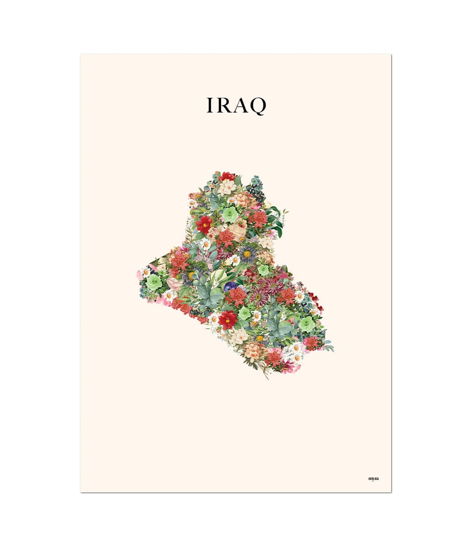 Iraq Floral Map