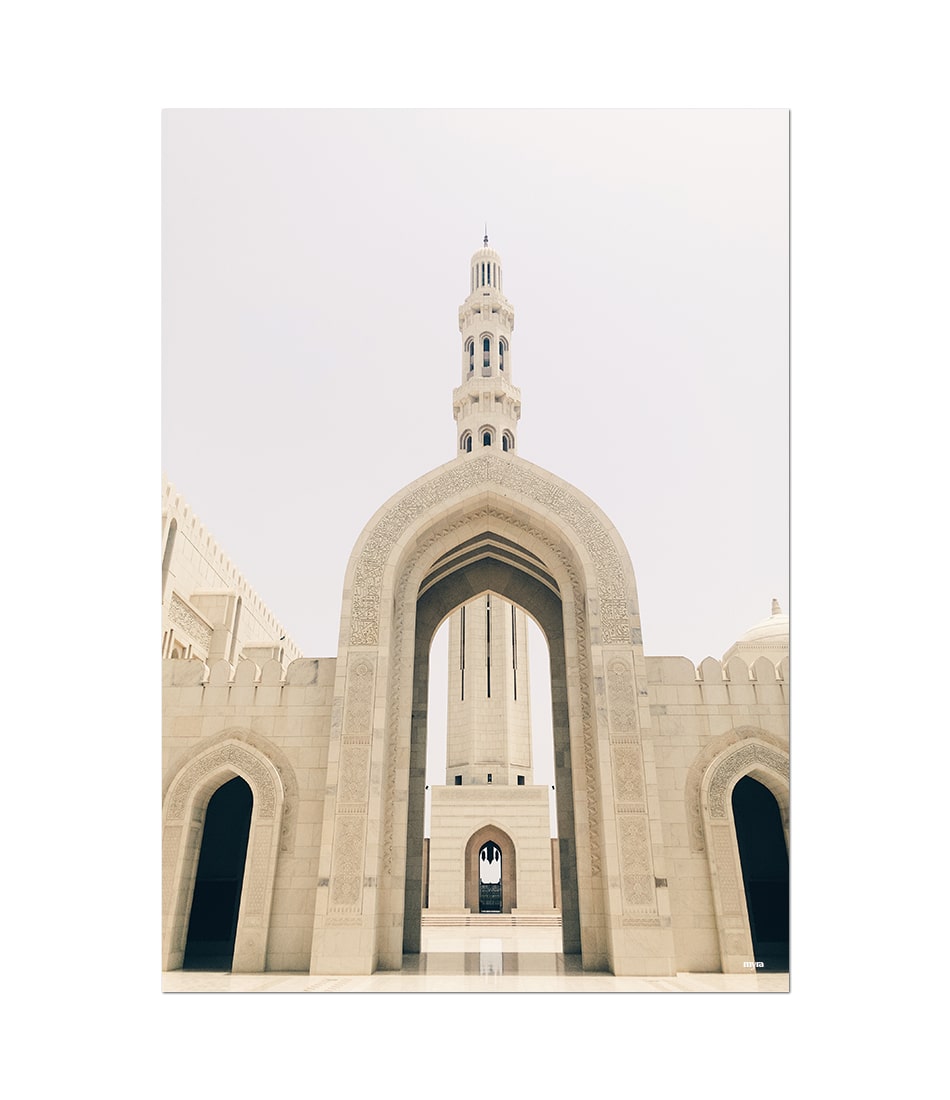 White Mosque Entrance