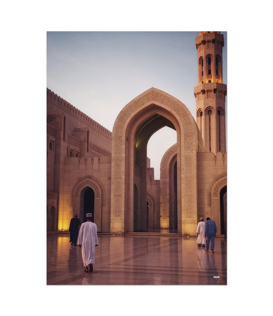 brown mosque door