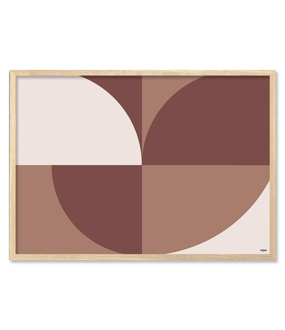 Retro Circles Landscape