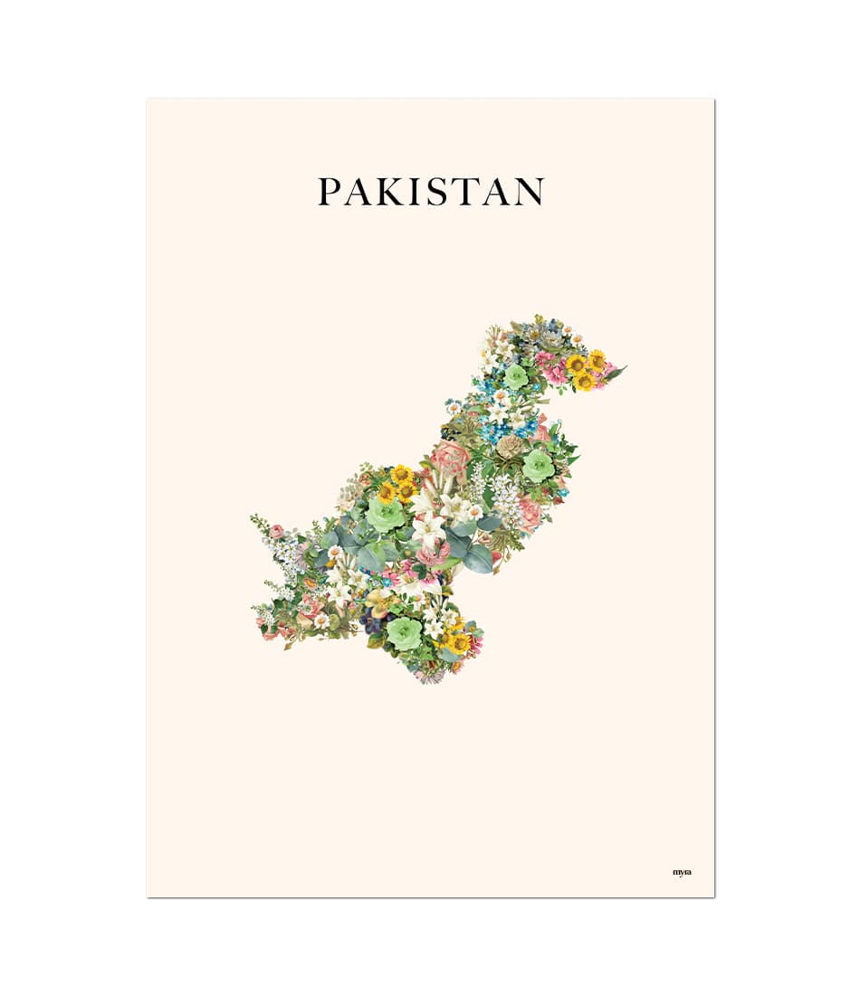 Pakistan Floral Map