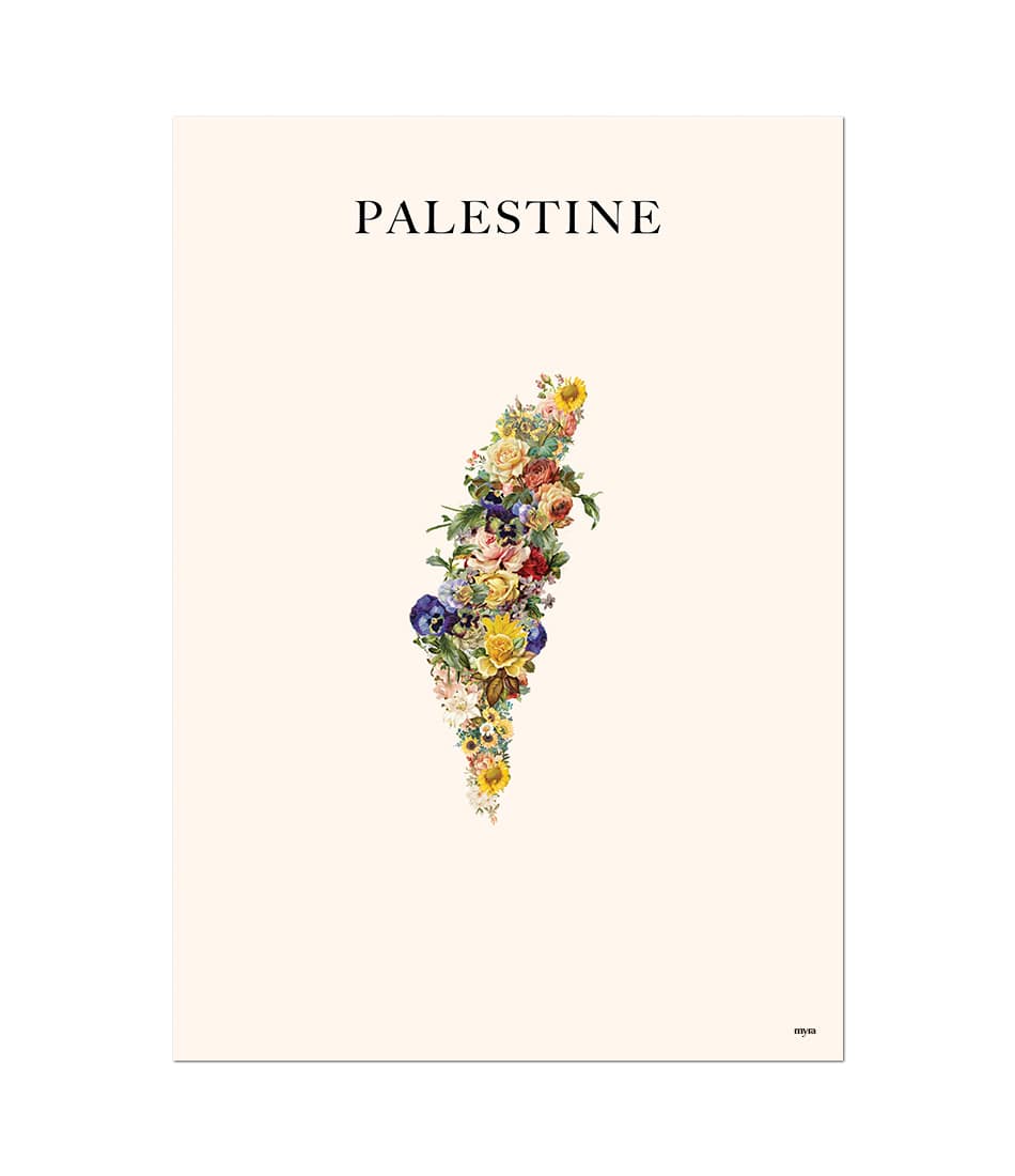 Palestine Floral Map