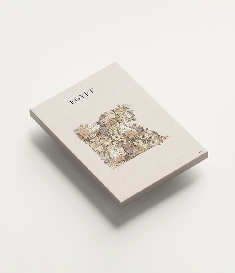 egypt-floral-map-brown-canvases