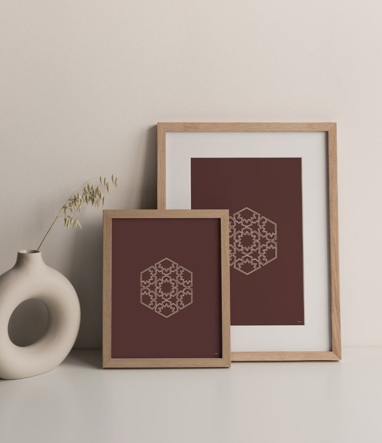 geo-minimal-hexagon-brown-scene