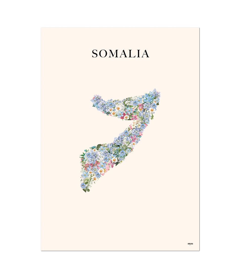 Somalia Floral Map
