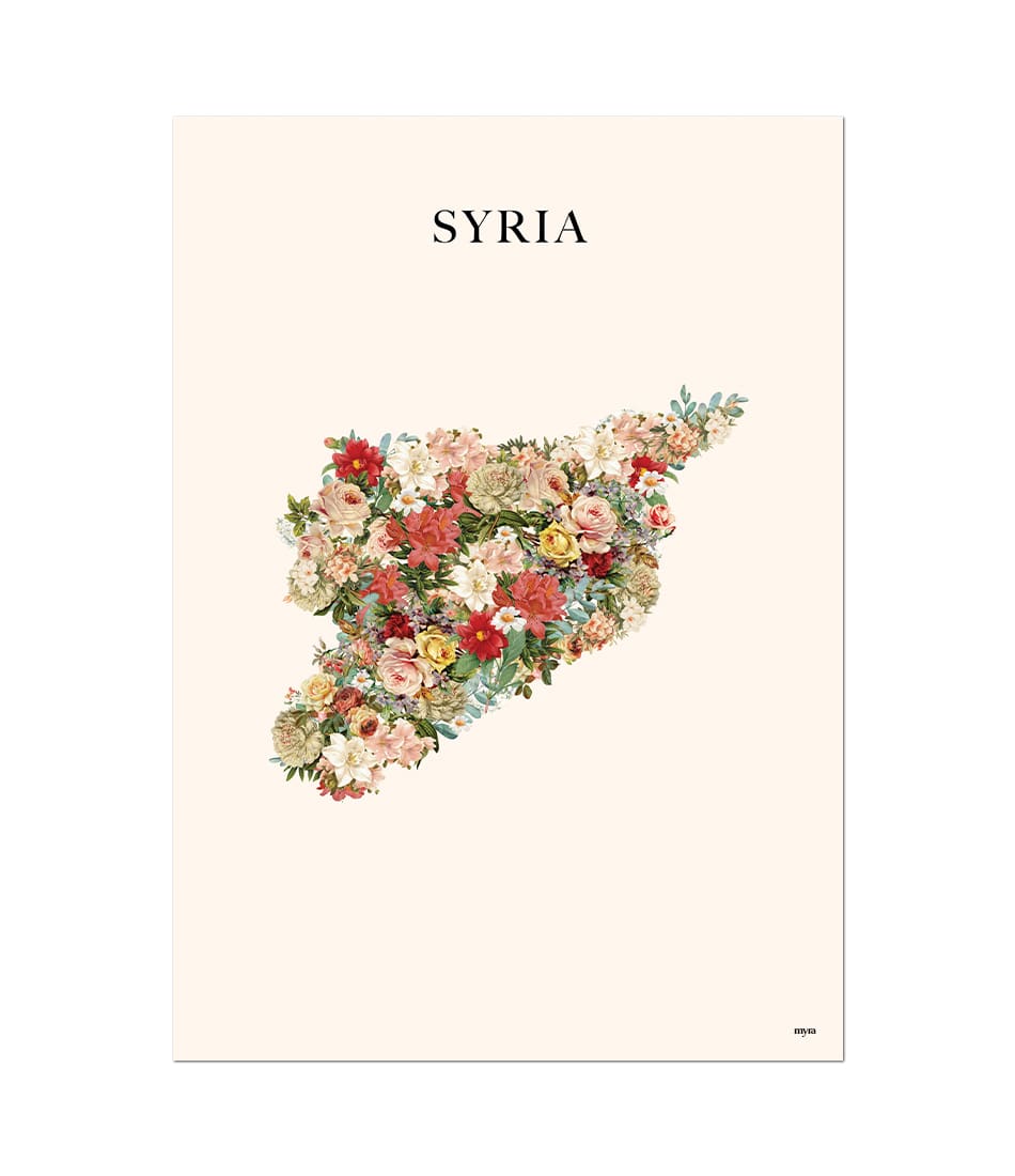 Syria Floral Map